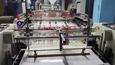 خط طباعة ملصقات الهولوغراف